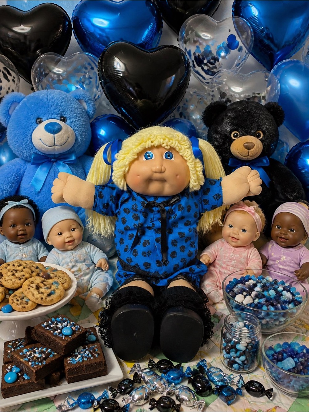 VTG Cabbage Patch Kid Girl Hong Kong OK Factory Lemon Hair Blue Eyes HM#2 1985